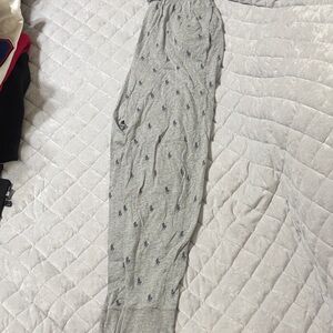 Polo by Ralph Lauren Gray Sweatpants with Navy Pony Print